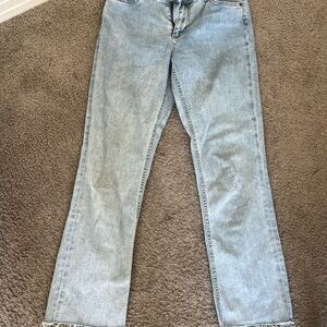 Angelina Light Blue Straight-Leg Women’s Jeans